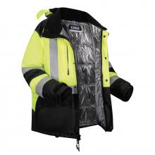 Ergodyne 25729 - 8390 5XL Lime Hi-Vis Jacket - Heat Reflective Liner