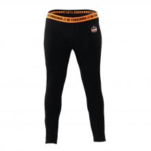 Ergodyne 40807 - 6480 3XL Black Midweight Base Layer Pants - 240g