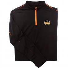 Ergodyne 90298-ERG - LTWT1/2ZP 4XL Heather Gray Lightweight Quarter Zip Pullover