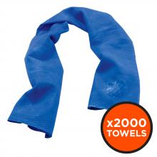 Ergodyne 12417 - 6602 Pallet of 2000 Blue Evaporative Cooling Towel - PVA