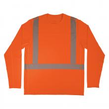 Ergodyne 12235 - 6688 3XL Orange Class 2 Hi-Vis Sun Shirt Cooling UV-Protection