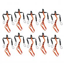 Ergodyne 19173 - 3140 10-pack Orange and Black Barcode Scanner Tether
