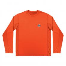 Ergodyne 12182 - 6689 3XL Orange Cooling Long Sleeve Sun Shirt with UV Protection