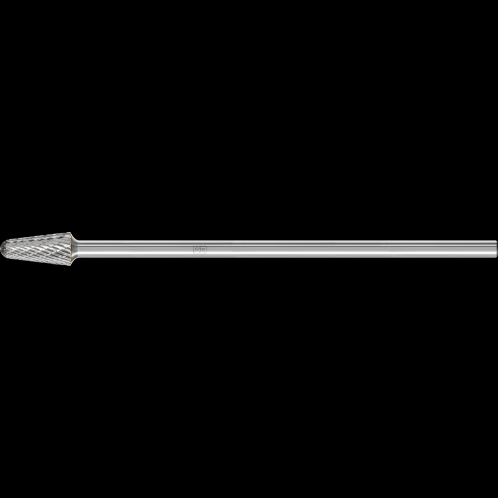 PFERD Carbide Bur SL-4L 14° Taper TOUGH Double Cut 1/2&#34; x 1-1/8&#34; x 1/4&#34; Shank