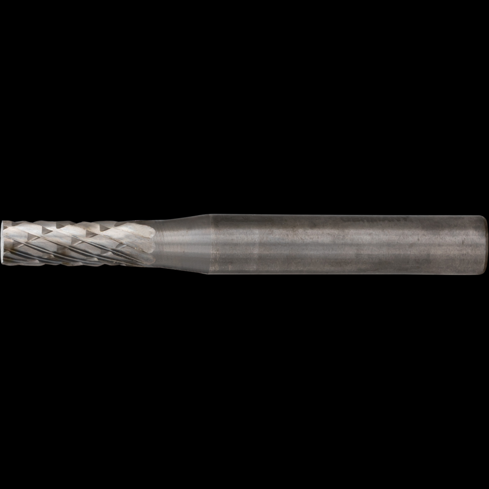 PFERD Carbide Bur SA-14 Cylindrical Uncut End Double Cut 3/16&#34; x 5/8&#34; x 1/4&#34; Shank