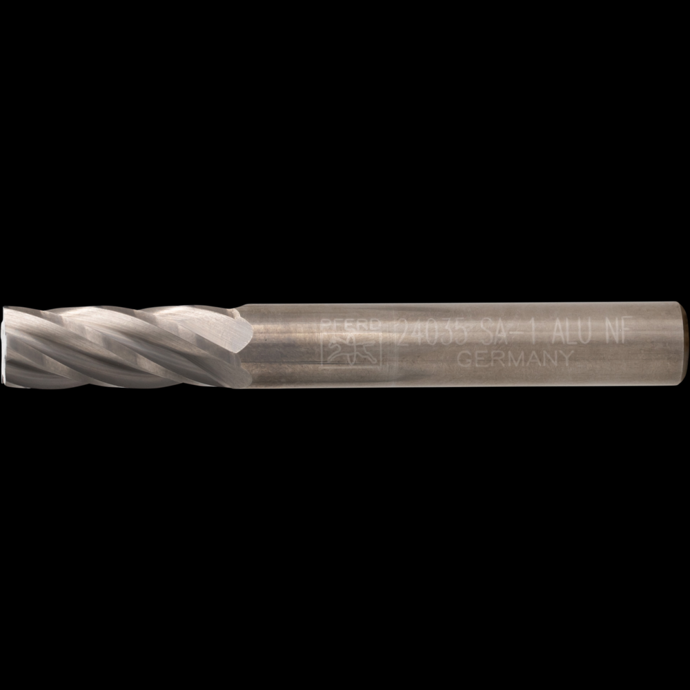 PFERD Carbide Bur SA-1 Cylindrical Uncut End ALU Cut 1/4&#34; x 5/8&#34; x 1/4&#34; Shank