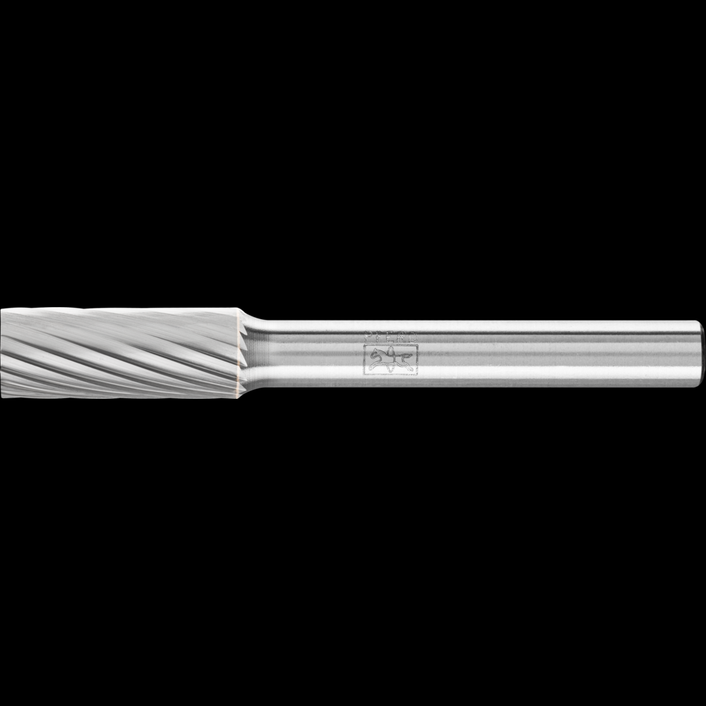PFERD Carbide Bur SA-2 Cylindrical Uncut End Single Cut 5/16&#34; x 3/4&#34; x 1/4&#34; Shank