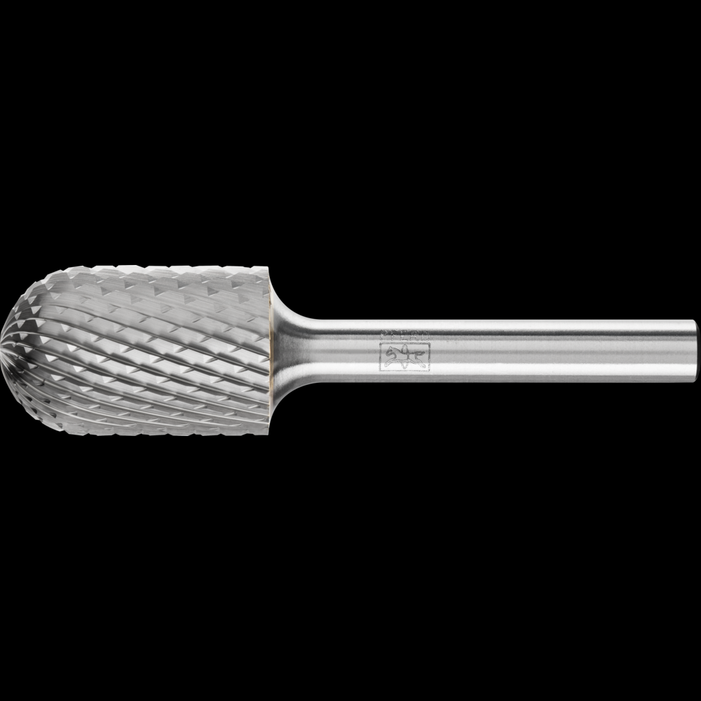 PFERD Carbide Bur SC-6 Cylindrical Radius End Diamond Cut 5/8&#34; x 1&#34; x 1/4&#34; Shank