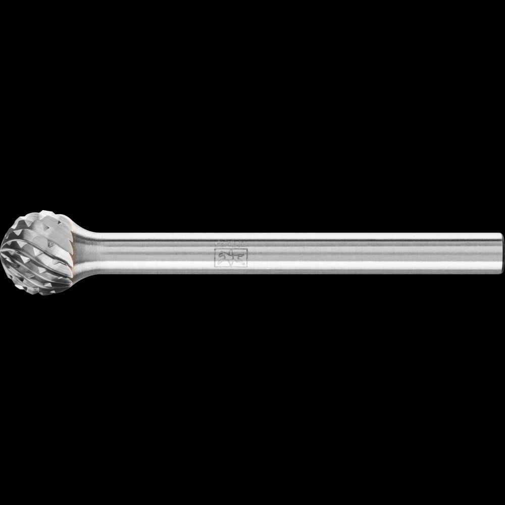 PFERD Carbide Bur SD-1 Ball Shape Diamond Cut 1/4&#34; x 3/16&#34; x 1/4&#34; Shank