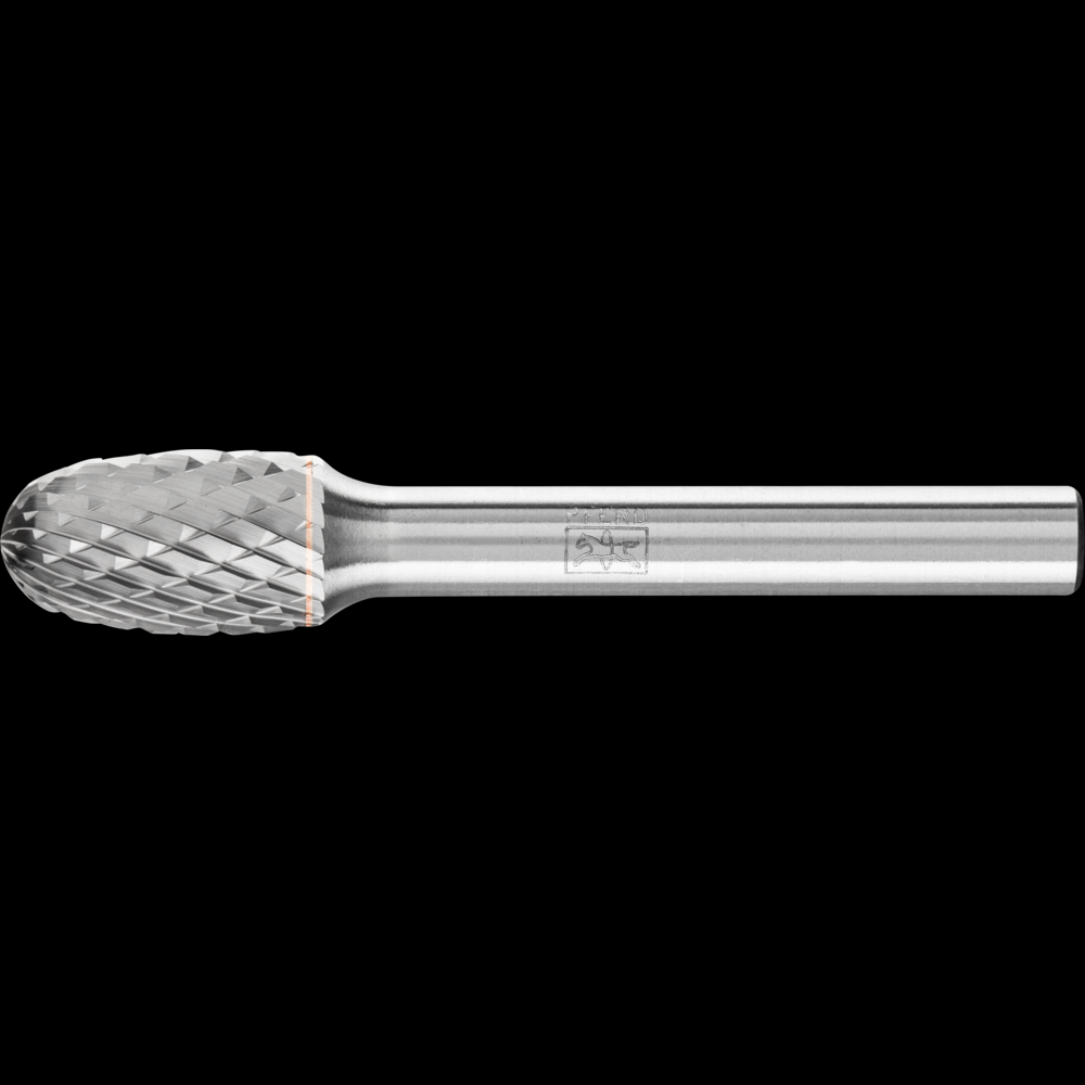PFERD Carbide Bur SE-3 Oval Shape Diamond Cut 3/8&#34; x 5/8&#34; x 1/4&#34; Shank
