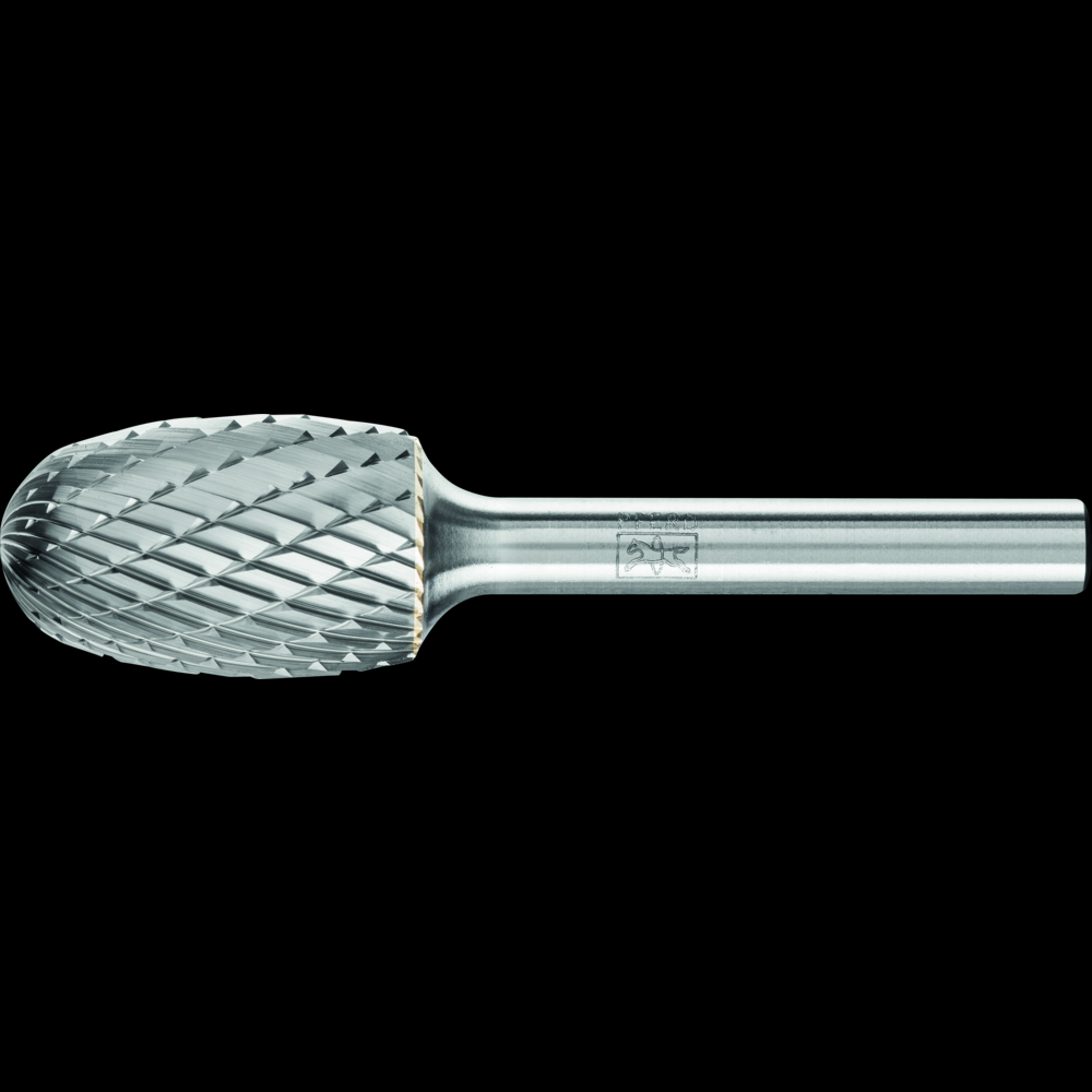 PFERD Carbide Bur SE-6 Oval Shape Double Cut 5/8&#34; x 1&#34; x 1/4&#34; Shank
