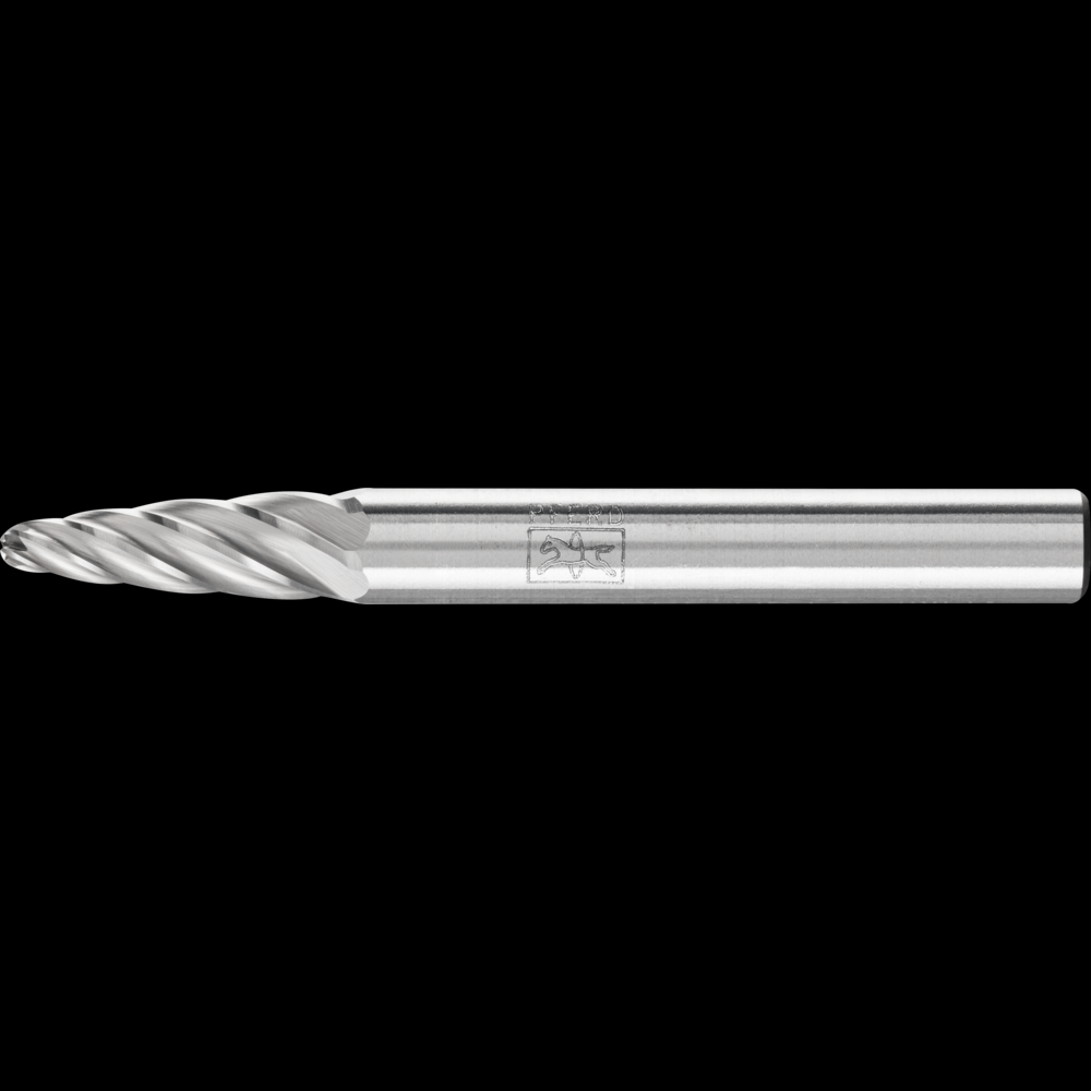 PFERD Carbide Bur SF-1 Tree Shape INOX Cut 1/4&#34; x 5/8&#34; x 1/4&#34; Shank