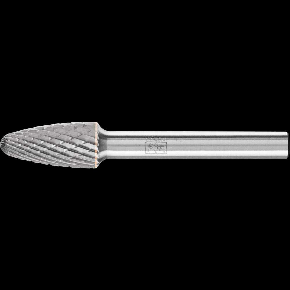 PFERD Carbide Bur SF-3 Tree Shape Diamond Cut 3/8&#34; x 3/4&#34; x 1/4&#34; Shank