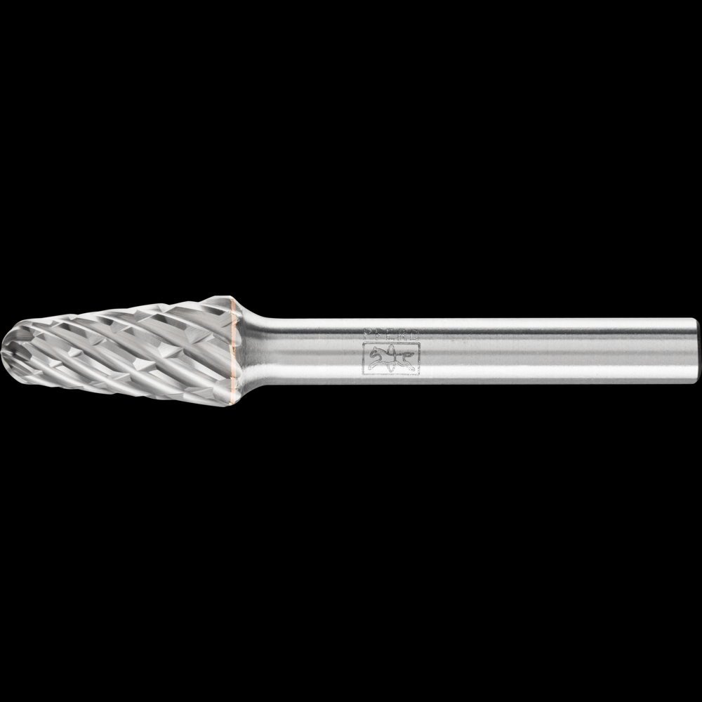 PFERD Carbide Bur SL-3 14° Taper STEEL Cut 3/8&#34; x 1-1/16&#34; x 1/4&#34; Shank
