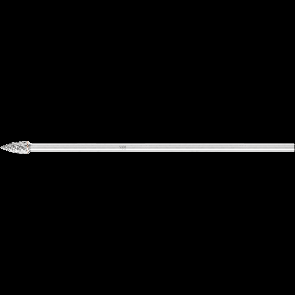 PFERD Carbide Bur SG-3 L6 Pointed Tree Shape STEEL Cut 3/8&#34; x 3/4&#34; x 1/4&#34; Shank