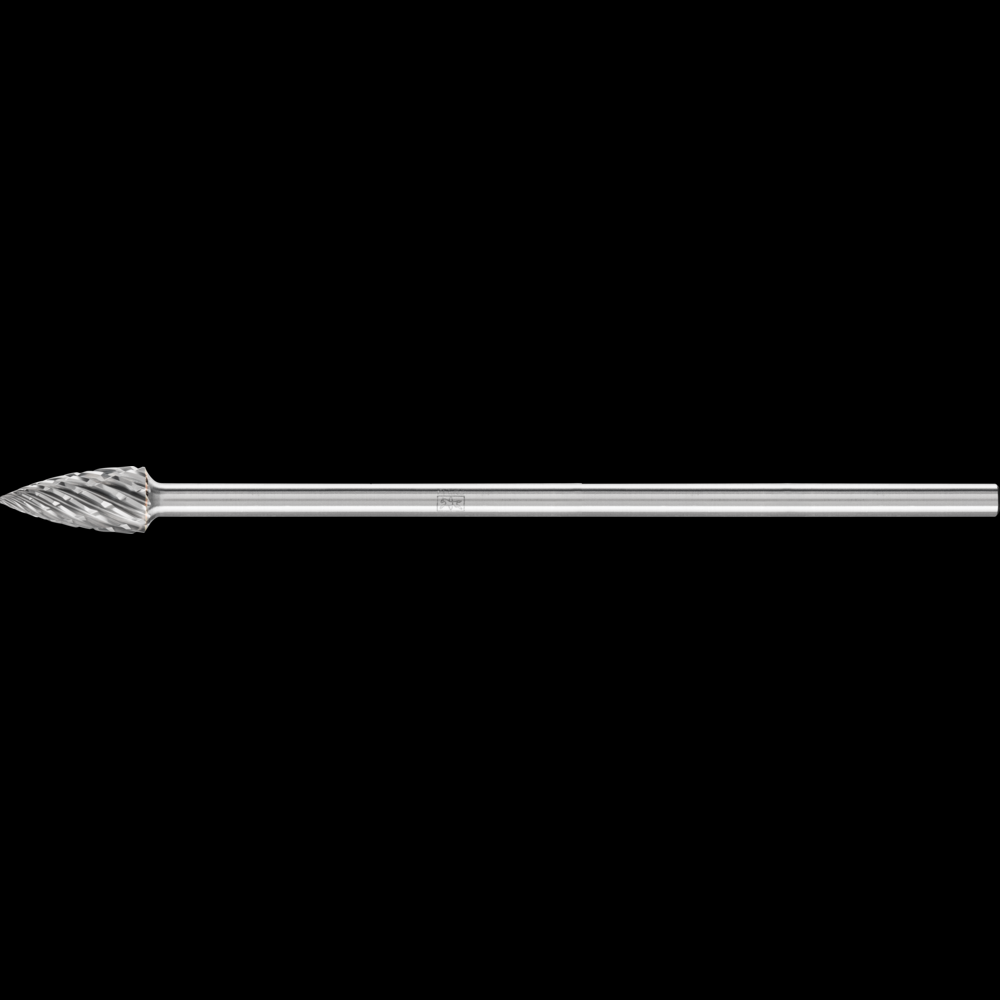 PFERD Carbide Bur SG-5 L6 Pointed Tree Shape STEEL Cut 1/2&#34; x 1&#34; x 1/4&#34; Shank