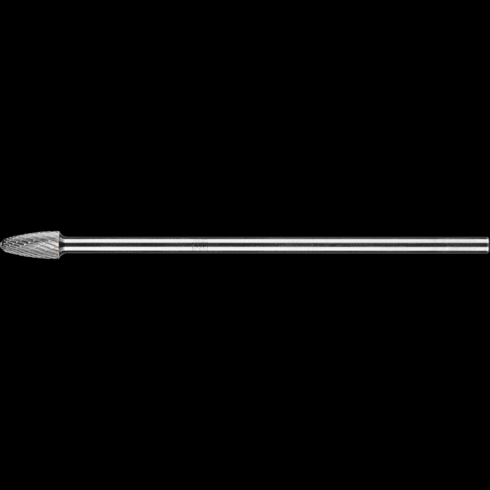 PFERD Carbide Bur SF-3L6 Tree Shape Double Cut 3/8&#34; x 3/4&#34; x 1/4&#34; Shank