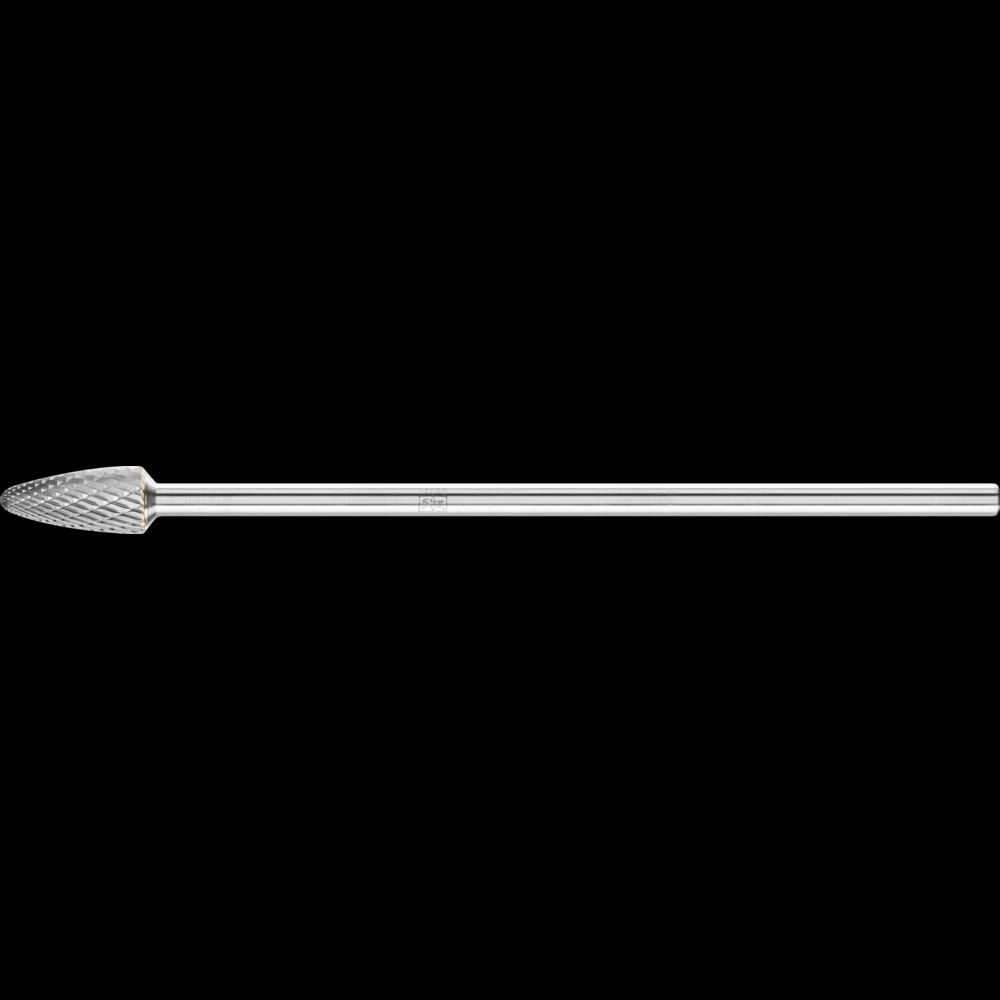 PFERD Carbide Bur SF-5L6 Tree Shape Double Cut 1/2&#34; x 1&#34; x 1/4&#34; Shank