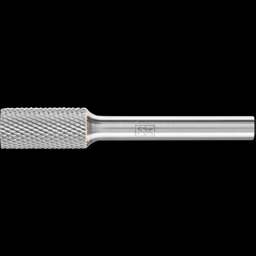 PFERD Carbide Bur SA-3 Cylindrical Uncut End MICRO Cut 3/8&#34; x 3/4&#34; x 1/4&#34; Shank