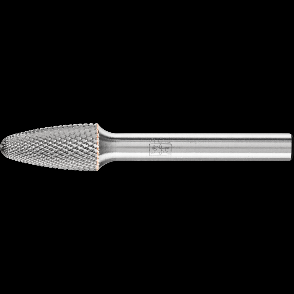 PFERD Carbide Bur SF-3 Tree Shape MICRO Cut 3/8&#34; x 3/4&#34; x 1/4&#34; Shank