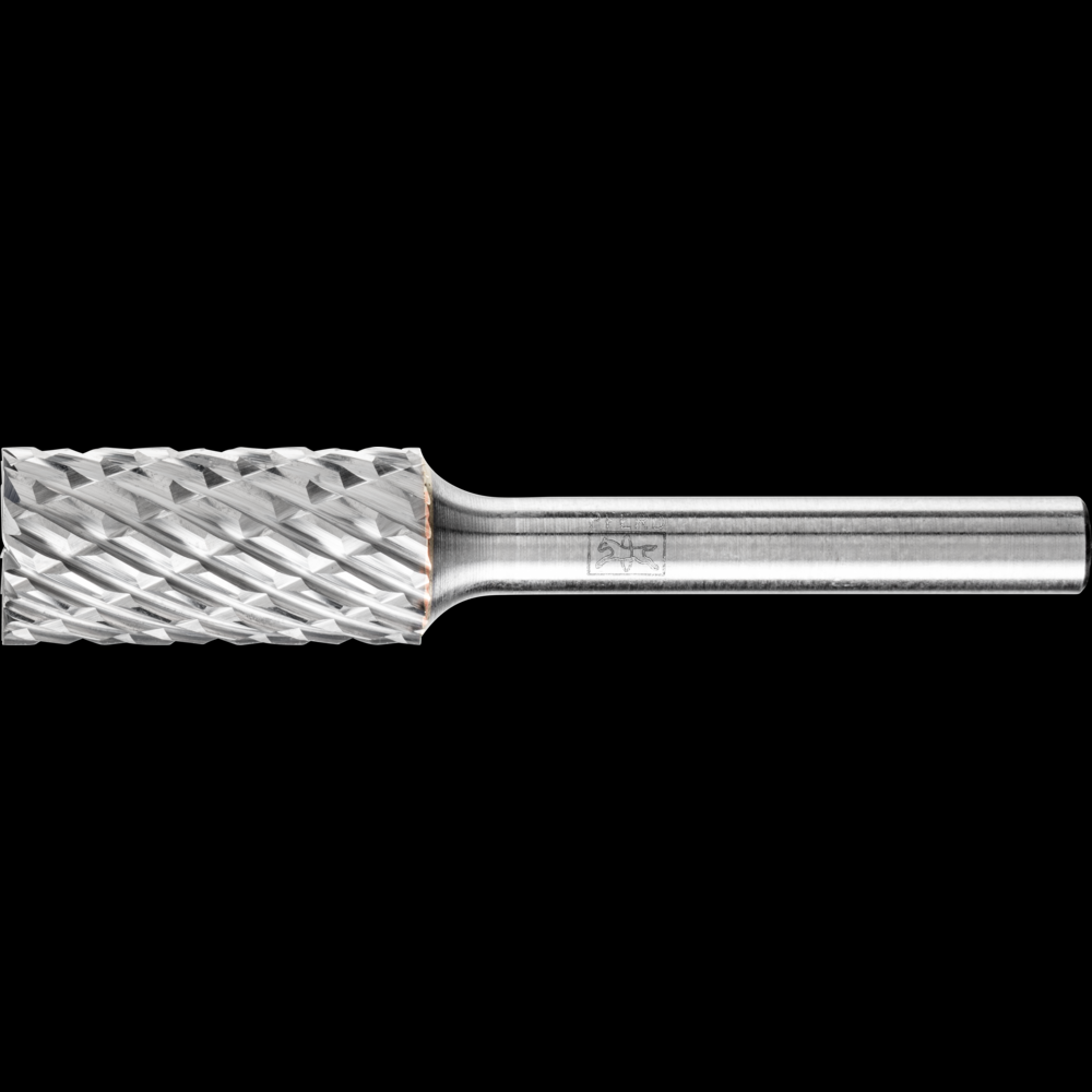 PFERD Carbide Bur SB-5 Cylindrical End Cut OMNI Double Cut 1/2&#34; x 1&#34; x 1/4&#34; Shank