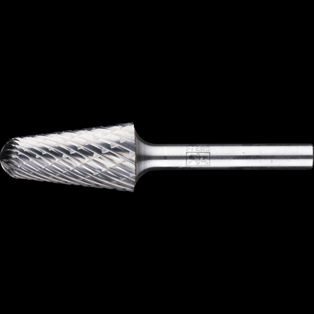 PFERD Carbide Bur SL-6 14° Taper OMNI Double Cut 5/8&#34; x 21/16&#34; x 1/4&#34; Shank