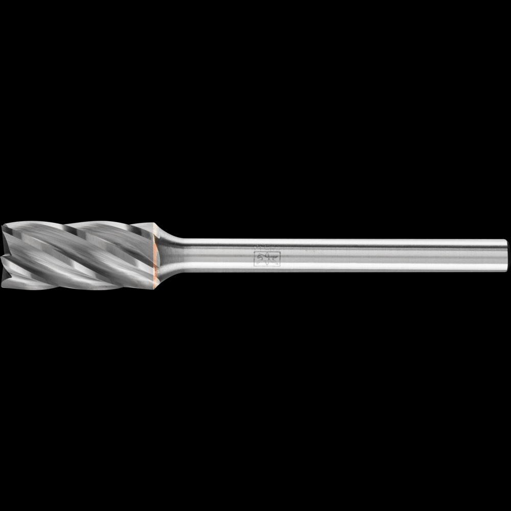 PFERD Carbide Bur SB-51 Cylindrical End Cut ALU Cut 1/4&#34; x 1/2&#34; x 1/8&#34; Shank