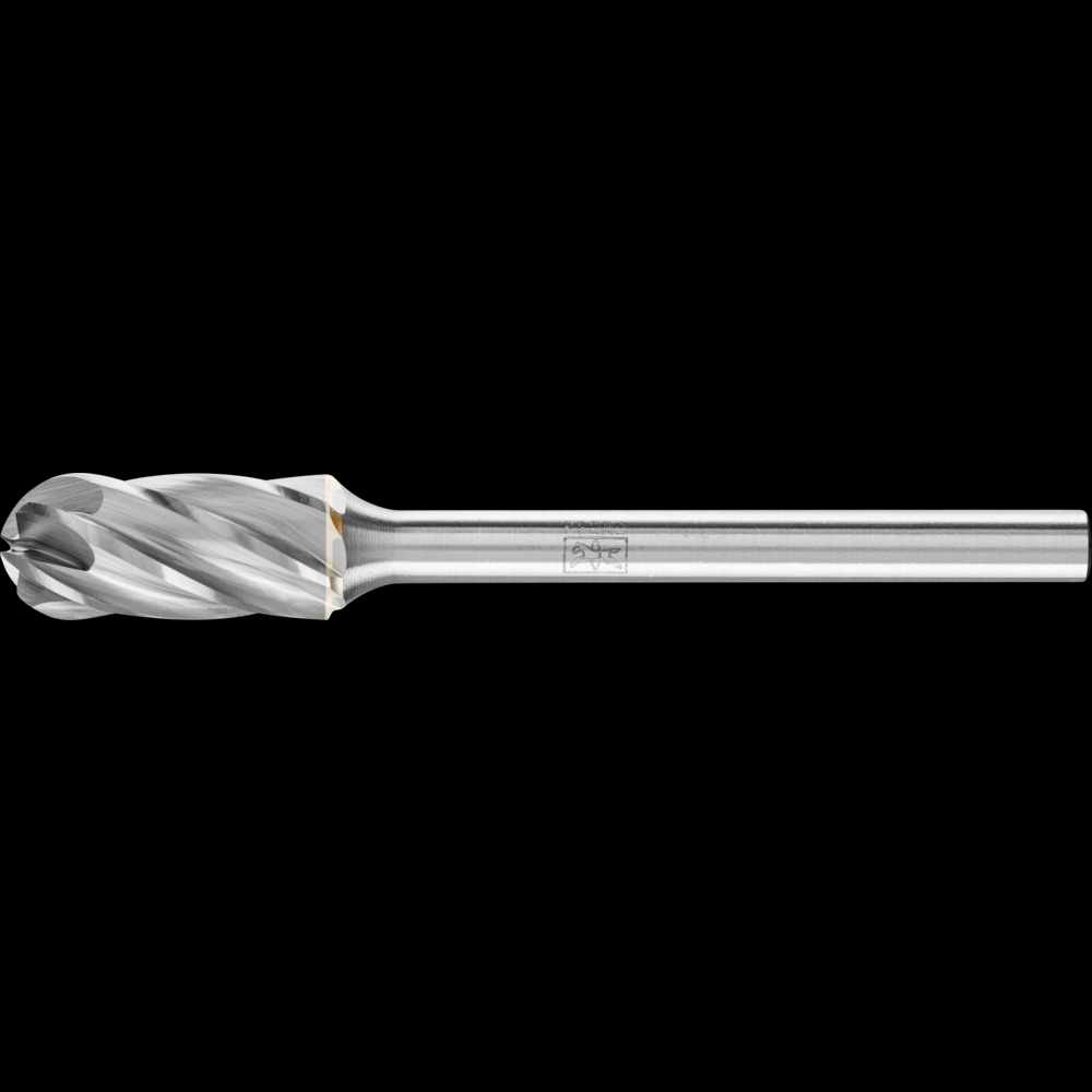 PFERD Carbide Bur SC-51 Cylindrical Radius End ALU Cut 1/4&#34; x 1/2&#34; x 1/8&#34; Shank