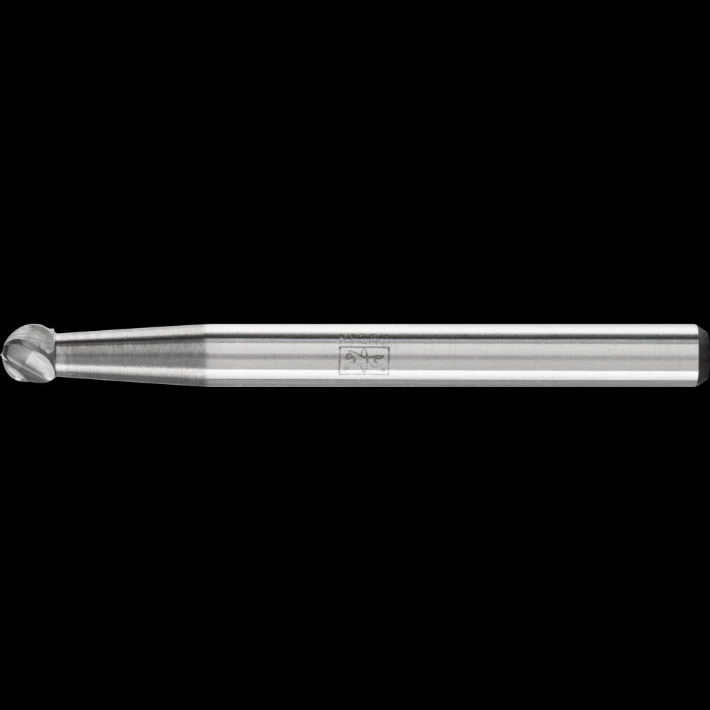 PFERD Carbide Bur SD-42 Ball Shape ALU Cut 1/8&#34; x 3/32&#34; x 1/8&#34; Shank