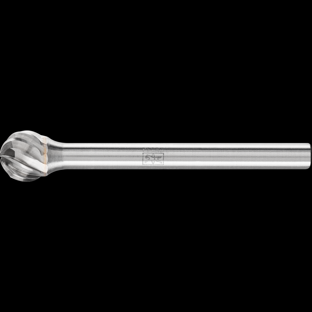 PFERD Carbide Bur SD-51 Ball Shape INOX Cut 1/4&#34; x 3/16&#34; x 1/8&#34; Shank