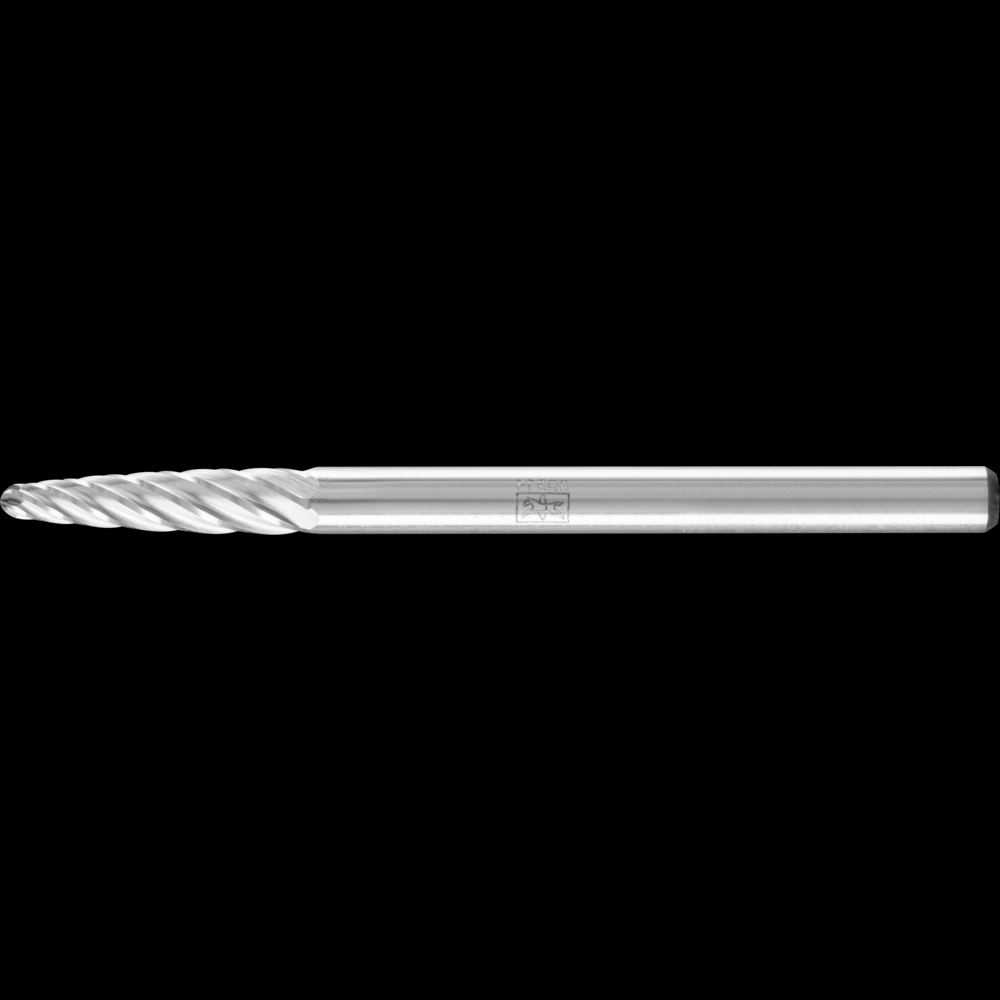 PFERD Carbide Bur SF-42 Tree Shape INOX Cut 1/8&#34; x 1/2&#34; x 1/8&#34; Shank