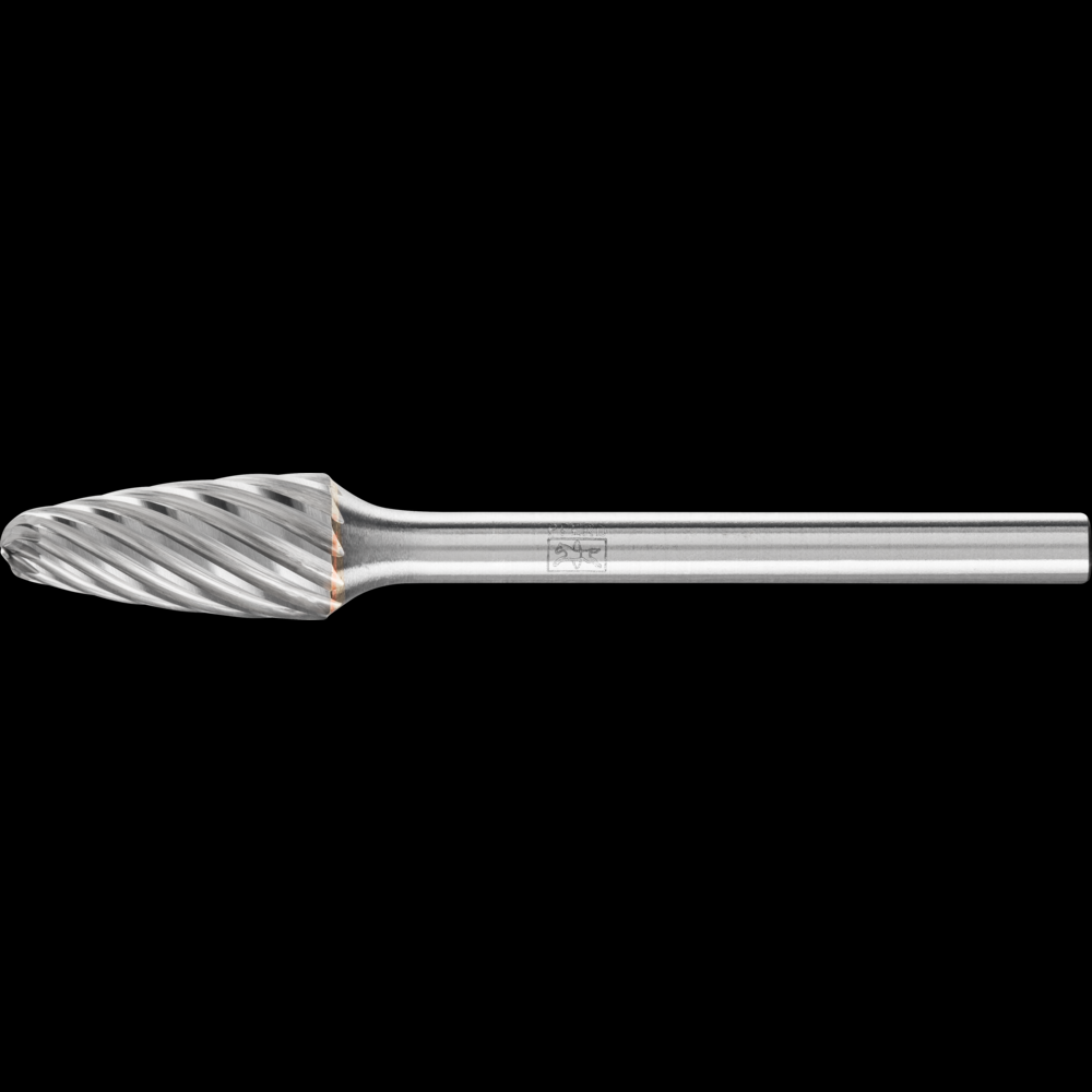 PFERD Carbide Bur SF-51 Tree Shape INOX Cut 1/4&#34; x 1/2&#34; x 1/8&#34; Shank
