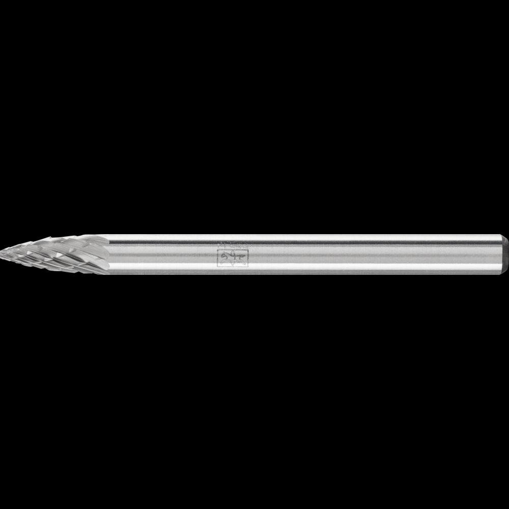 PFERD Carbide Bur SG-41 Pointed Tree Shape Double Cut 1/8&#34; x 1/4&#34; x 1/8&#34; Shank