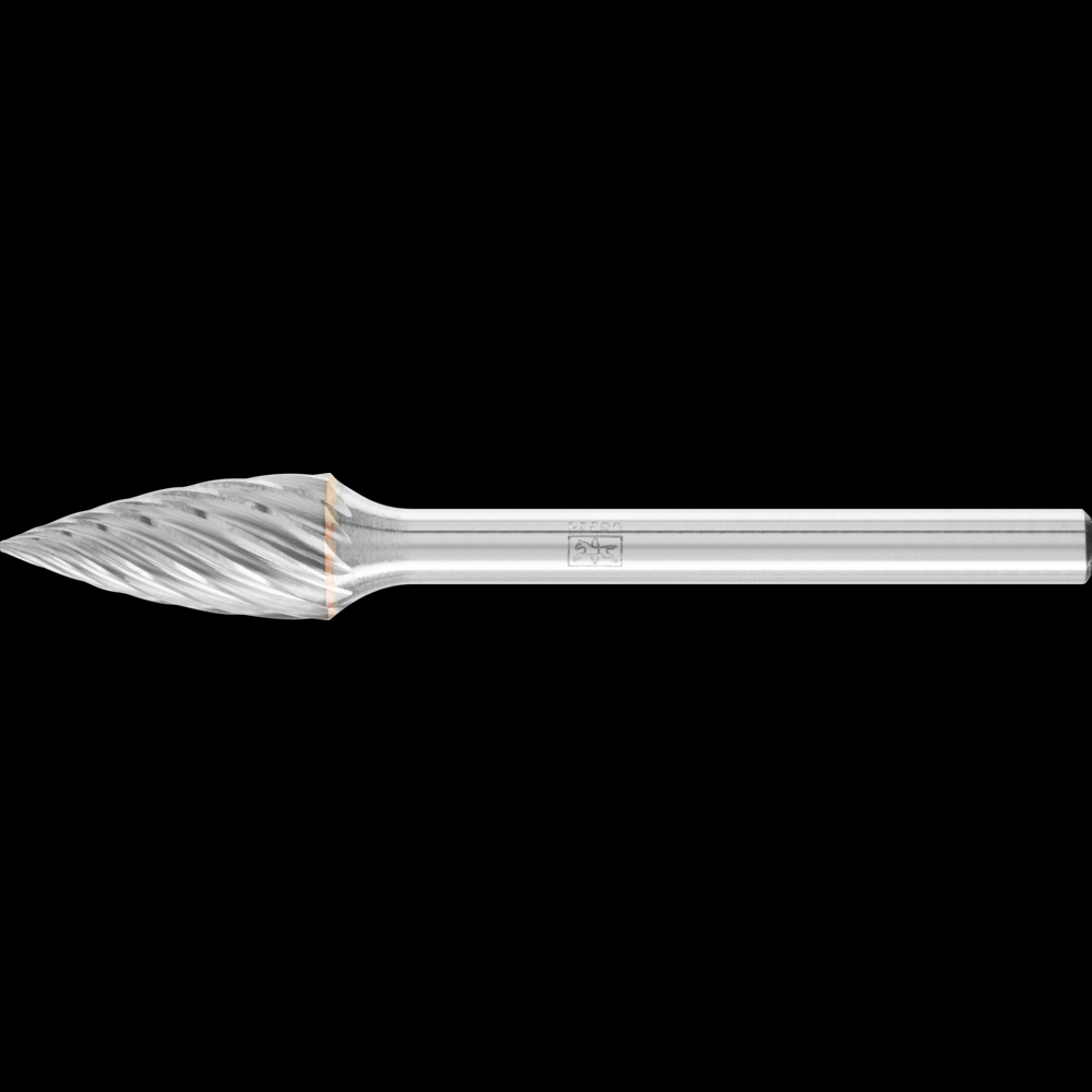 PFERD Carbide Bur SG-51 Pointed Tree Shape INOX Cut 1/4&#34; x 1/2&#34; x 1/8&#34; Shank