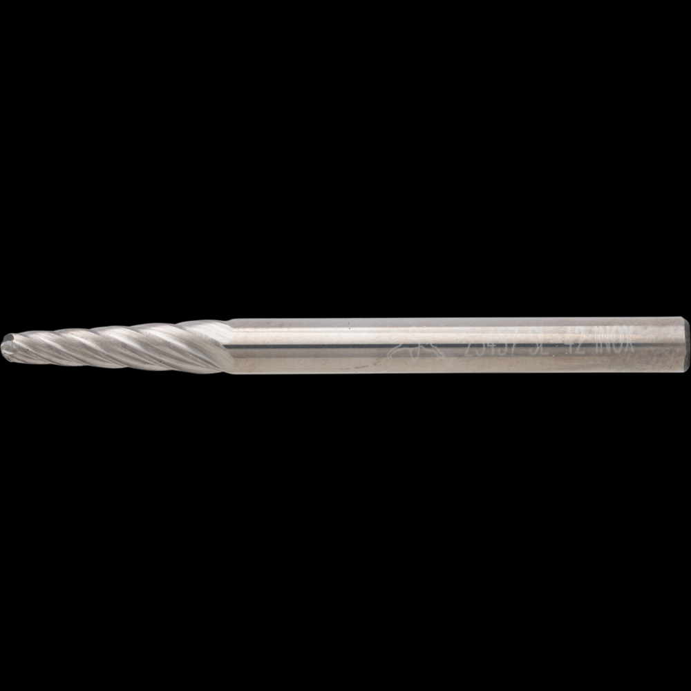 PFERD Carbide Bur SL-42 14° Taper INOX Cut 1/8&#34; x 1/2&#34; x 1/8&#34; Shank
