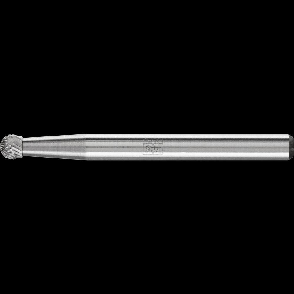 PFERD Carbide Bur SD-42 Ball Shape MICRO Cut 1/8&#34; x 3/32&#34; x 1/8&#34; Shank