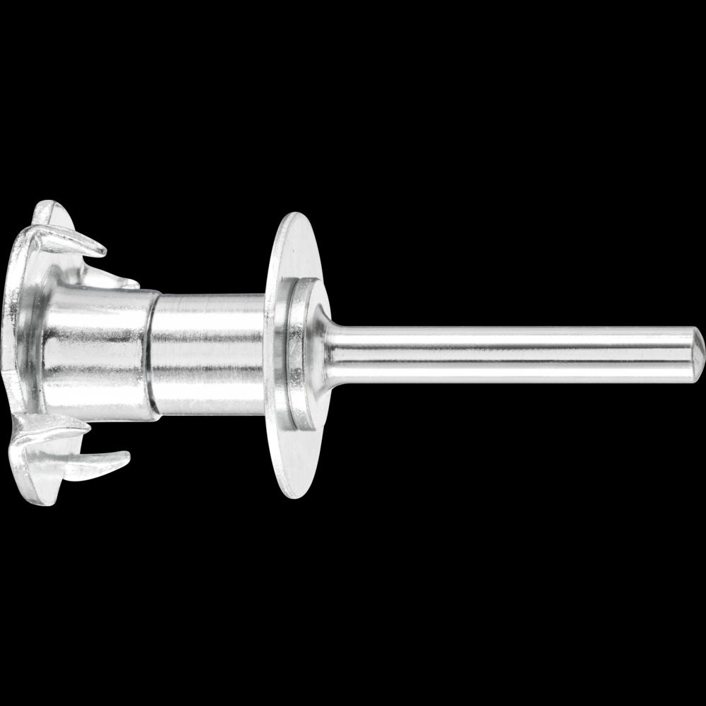 PFERD POLICLEAN® Drive Arbor, 1/2&#34; Bore, 1/4&#34; Shank, Double Wheel