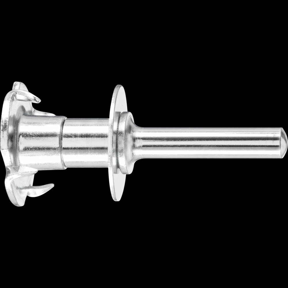 PFERD POLICLEAN® Drive Arbor, 1/2&#34; Bore, 3/8&#34; Shank, Double Wheel