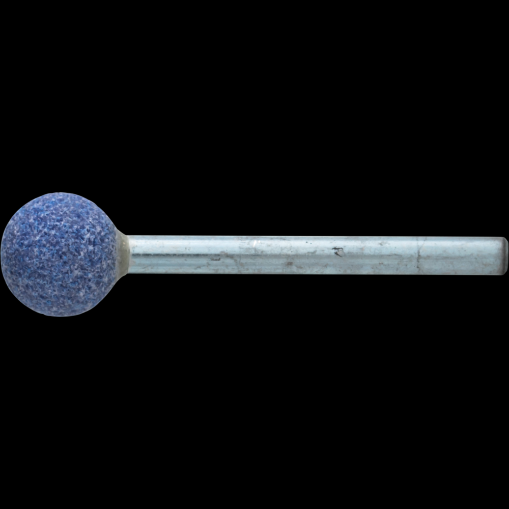 PFERD Vitrified Mounted Point, TOUGH, 3/8&#34; x 3/8, 80 Grit,B122,Ceramic Oxide,1/8&#34;Shank