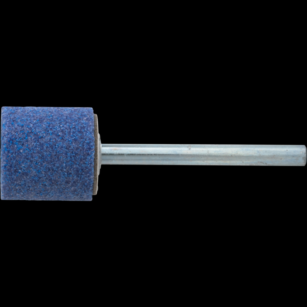 PFERD Vitrified Mounted Point, TOUGH, 1/2&#34; x 1/2, 80 Grit,B131,Ceramic Oxide,1/8&#34;Shank