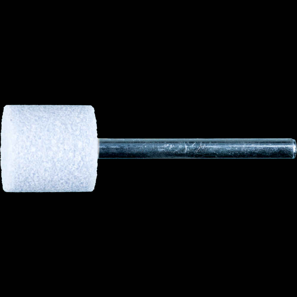 PFERD Vitrified Mounted Point, TOUGH, 1/2&#34; x 1/2, 80 Grit,W185,Ceramic Oxide,1/8&#34;Shank