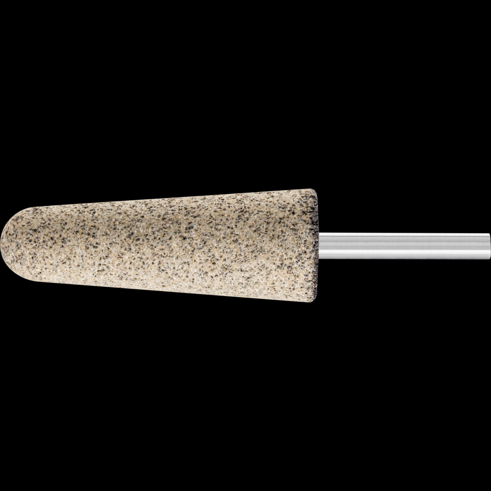 PFERD Resin Mounted Point, INOX EDGE, 1&#34;x2-3/4, 30 Grit, A3, Aluminum Oxide, 1/4&#34;Shank