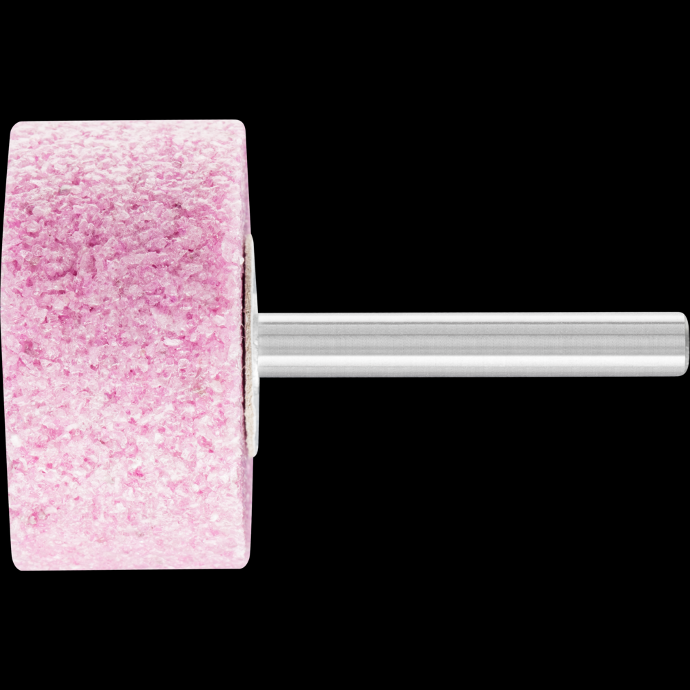PFERD Vitrified Mounted Point, STEEL EDGE, 1-1/2&#34; x 1, 30 Grit, W236, AO, 1/4&#34; Shank