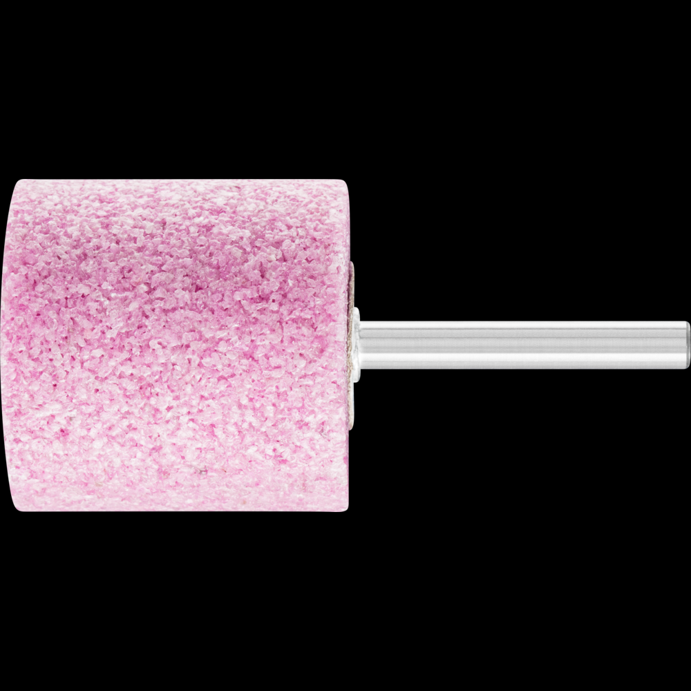 PFERD Vitrified Mounted Point, STEEL EDGE, 1-1/2&#34;x1-1/2, 30 Grit, W236, AO, 1/4&#34; Shank