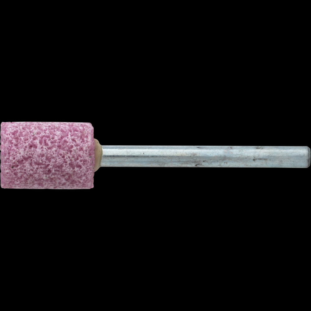PFERD Vitrified Mounted Point, STEEL EDGE, 3/8&#34; x 1/2, 46 Grit, B132, AO, 1/8&#34; Shank