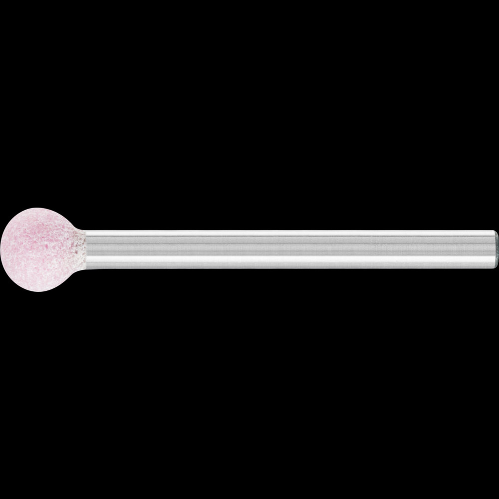 PFERD Vitrified Mounted Point, STEEL EDGE, 1/4&#34; x 1/4, 100 Grit, B125, AO, 1/8&#34; Shank