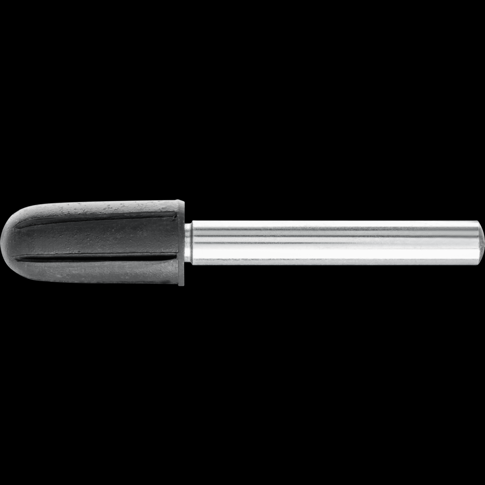 PFERD POLICAP® Tapered with Radius End Holder, 7/16&#34; x 1 x 1-5/8, Shape L, 1/4&#34; Shank