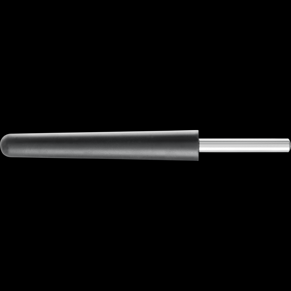 PFERD POLICAP® Cylindrical Rubber Cone Holder, 1/2&#34; x 3-3/8 x 1-9/16, 1/4&#34; Shank