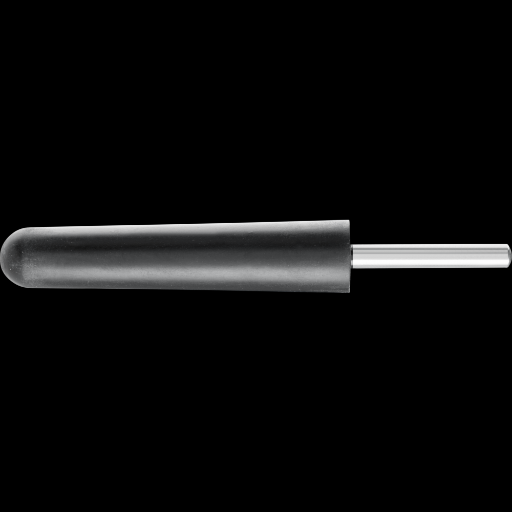 PFERD POLICAP® Cylindrical Rubber Cone Holder, 3/4&#34; x 3-3/8 x 1-9/16, 1/4&#34; Shank