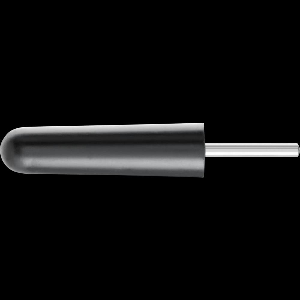 PFERD POLICAP® Cylindrical Rubber Cone Holder, 7/8&#34; x 3-3/8 x 1-9/16, 1/4&#34; Shank